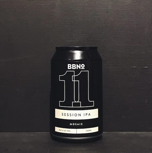 BBNO: 11 Session IPA  (Mosaic) 4.0%         £3.30 330ml pump clip