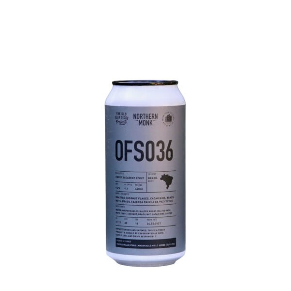 Northern Monk: OFS036 Brazilian Decadent Stout 9.2% 440ml pump clip