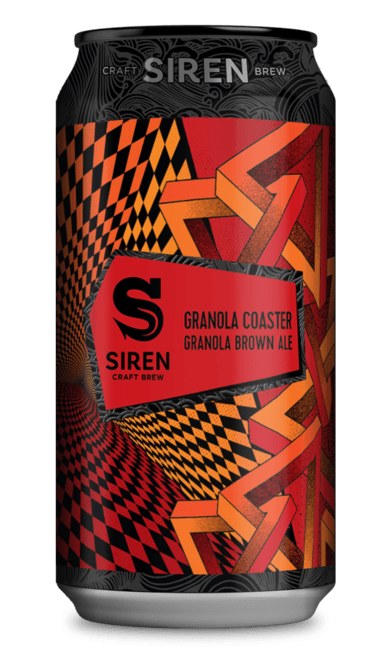 Siren Craft Brew: Granola Coaster (Pastry Brown) 6.5% 440ml pump clip