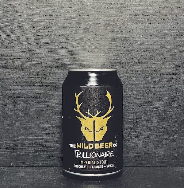 Wild Beer: Trillionaire (Choc, Apricot,Spice Imperial Stout) 10.3% 330ml Can pump clip